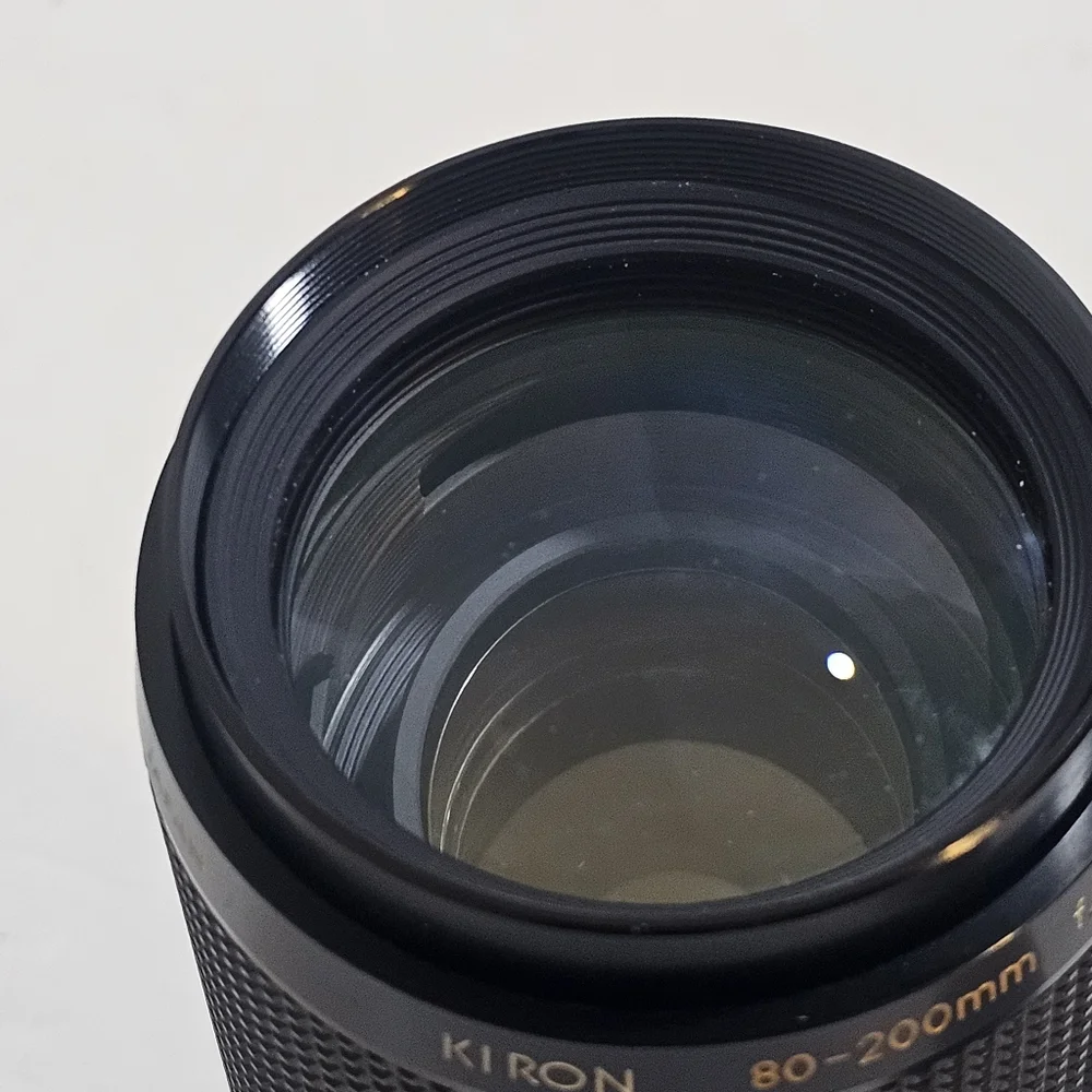 Vtg Kiron 80-200mm f/4.5 Camera Lens Black Macro 1:4 Kino Precision Zoom Lock